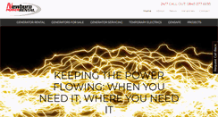 Desktop Screenshot of newburnpowerrental.com